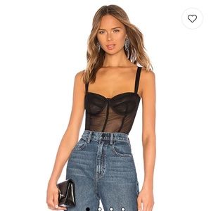 Danielle Guizio Zita Mesh Corset